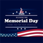 Recognizing Memorial Day - thank you for your service