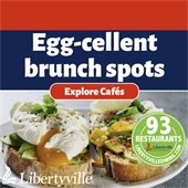 A photo of avocado toast with runny eggs is beneath text that says "Egg-cellent brunch spots."